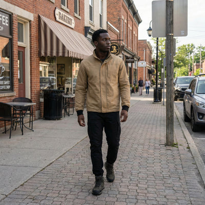 Pantalon cargo confortable et fonctionnel à rangements multiples